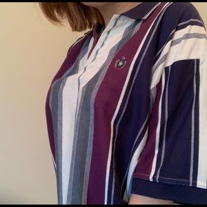 Vintage Multi Color Polo Tee